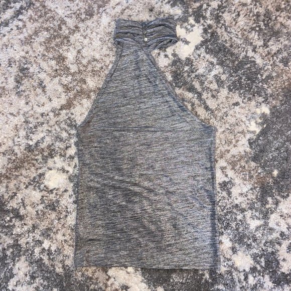 3/$15 Free People Asymmetrical Metallic Tank Top - Picture 2 of 6